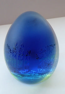 Caithness Glass Paperweight: ORIENTAL POOL by Colin Terris; 1998